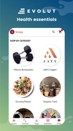 Evolut: Fitness & Diet Planner Screen 3
