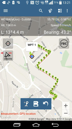 MapPad GPS Land Surveys Screen 3