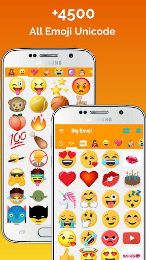 Big Emoji - large emoji for all chat messengers android2mod screenshots 1
