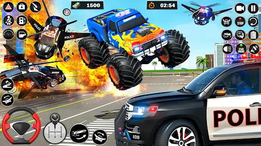 Police Monster Truck Car Games - Apps on Google Play