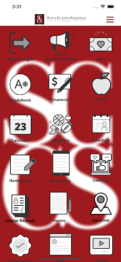 Android application Santa Clarita Christian School screenshort