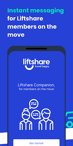 Android application Liftshare Companion screenshort