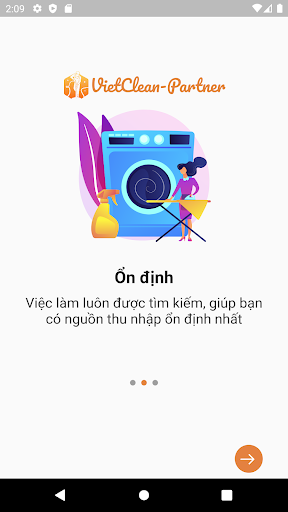 Android application Việt Clean Partner screenshort