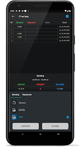 Screenshot 3 EasySheets - Accounting table android