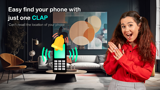 Find my phone by clap & flash