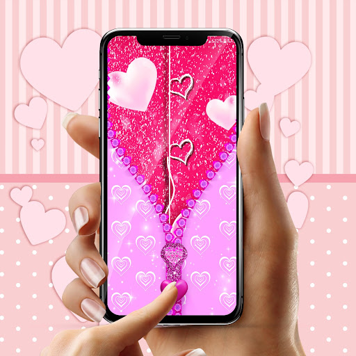 Pink lock screen Screen 2