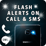 Flash Alerts on CALL and SMS icon