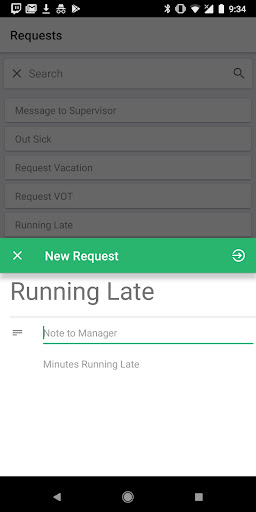 Android application Intradiem Mobile 2.0 screenshort
