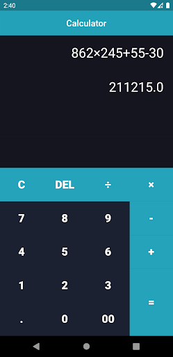 Calculator Screen 2
