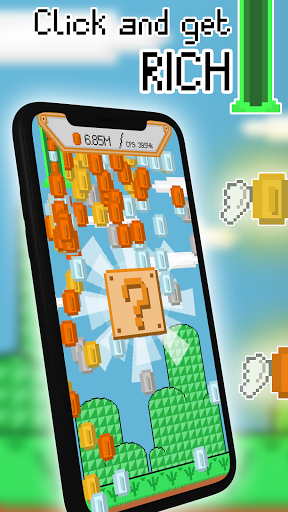 Android application CoinBlock Clicker screenshort