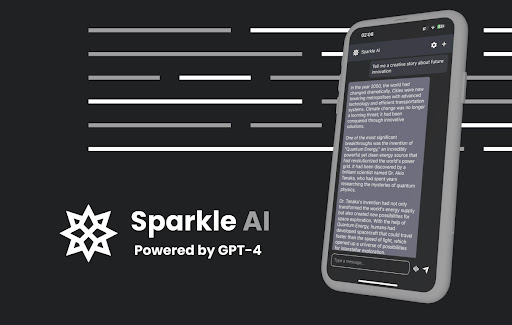 Android application Sparkle AI screenshort