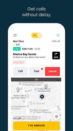 Screenshot of TADA Driver