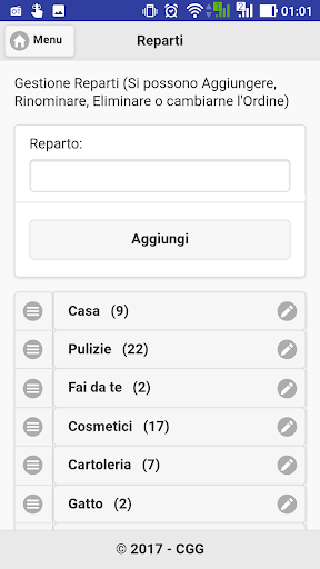 GiSpesa - Shopping list Screen 3