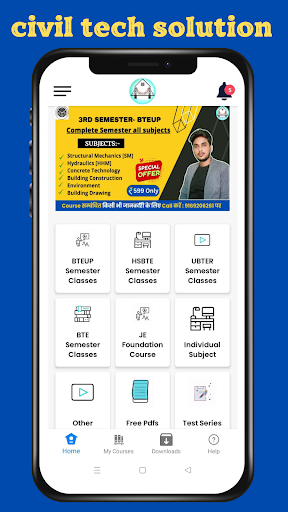 Android application Civil Tech Solution screenshort