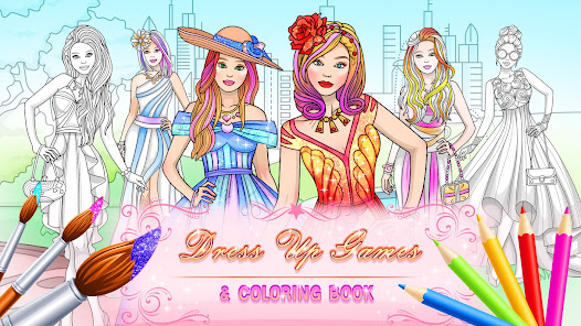 Dress Up Games & Coloring Book  screenshots 1