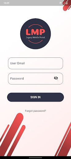Android application Legacy Mobile Portal screenshort