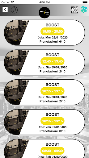 Around Sport App Screen 3