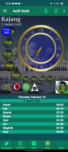 Actif Solat Screen 2