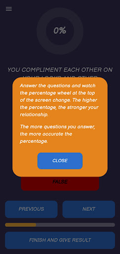 Playa or Staya - Couples Quiz Screen 2