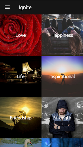 Android application Love quotes, motivational life screenshort