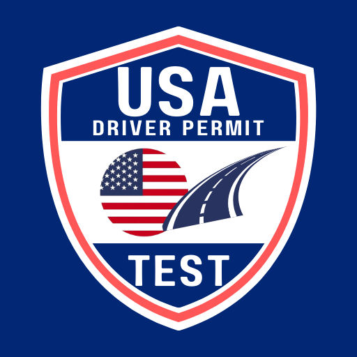 DMV Permit Test - US DMV logo