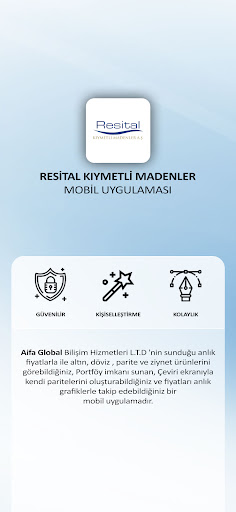 Android application Resital Kıymetli Madenler screenshort