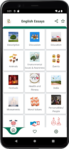 Android application Essays for School Kids screenshort