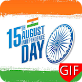 Happy independence Day GIF 2017 icon