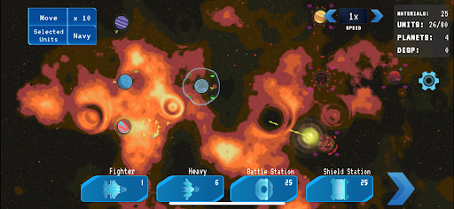 Space Pixel Swarm - RTS