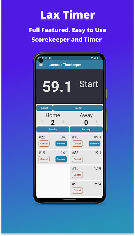 Lacrosse Timer (Lax) - 3.1.1 - (Android)