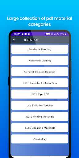 IELTS Practice - PDF for IELTS Screen 3