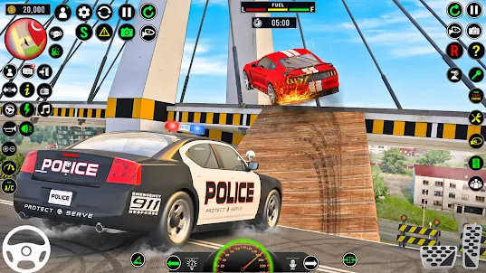 경찰 체이스 카 3D 시뮬레이터