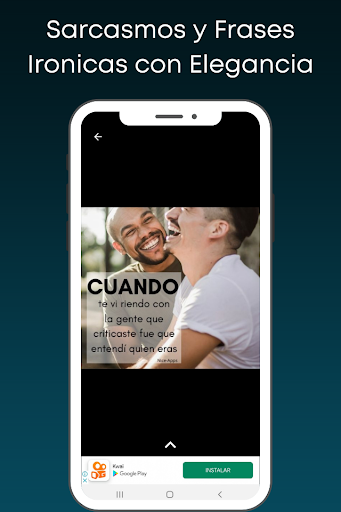 Android application Frases Sarcasticas screenshort