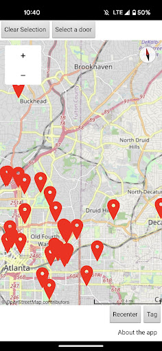 Android application Atlanta Tiny Doors screenshort