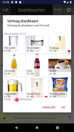 Drankkaarten Screen 2