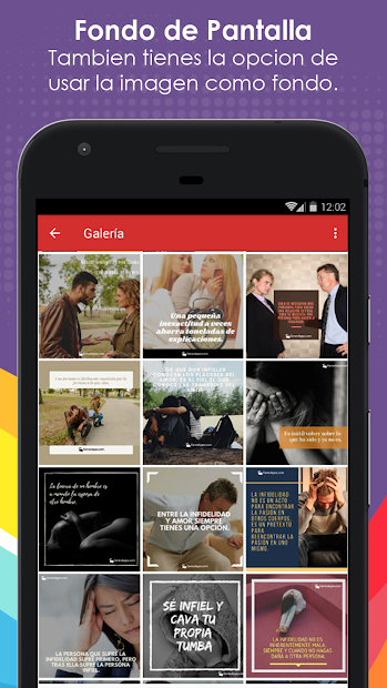Screenshot 6 Frases de Infidelidad para Wasap android