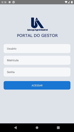 Android application RH Gestor screenshort