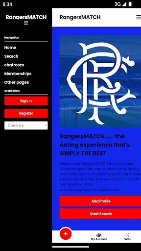 RangersMATCH Screen 3