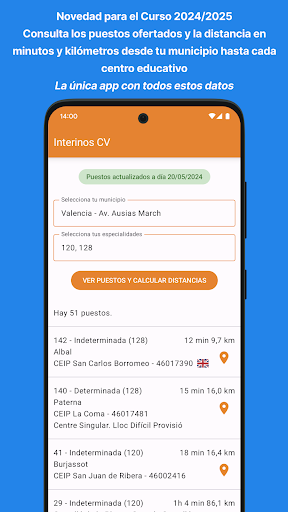 Interinos CV. Bolsas Educación Screen 3