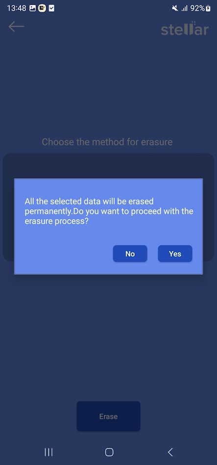 #5. Stellar Android Eraser (Android) Podle: STELLARINFO