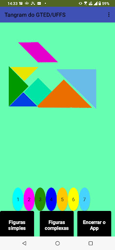 Android application Tangram do GTED_UFFS screenshort