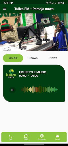 Tuliza FM Screen 2
