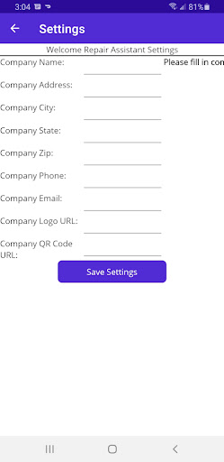 Repair Assistant Screen 3