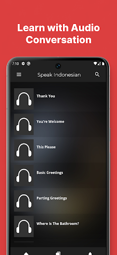 Android application Fast - Speak Indonesian screenshort