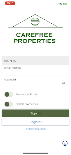 Android application Carefree Properties screenshort