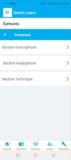 Android application smart learn screenshort