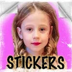 Cover Image of Download Like Nastya Stickers 1 APK