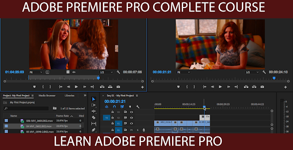screenshot of Adobe Premiere Pro Complete Course version 1.0