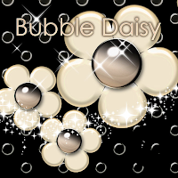 Симпатичные обои Bubble Daisy