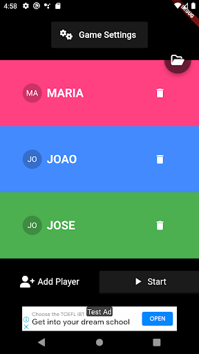 Android application Score Marker for Card Games screenshort